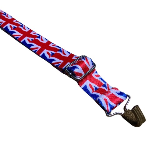 Pas do ukulele P&P UK-1 flaga brytyjska regulowany