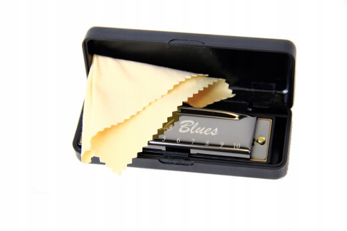 Harmonijka ustna Black Blues G