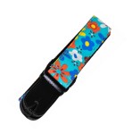 Pasek do Ukulele Niebieski Kwiat -  Ambra PE-A96 