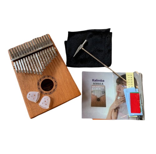 kalimba drewniana z zestaw