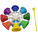 Dzwonki Diatoniczne do Ręki Obrotowe - Kolorowe - SHB8 