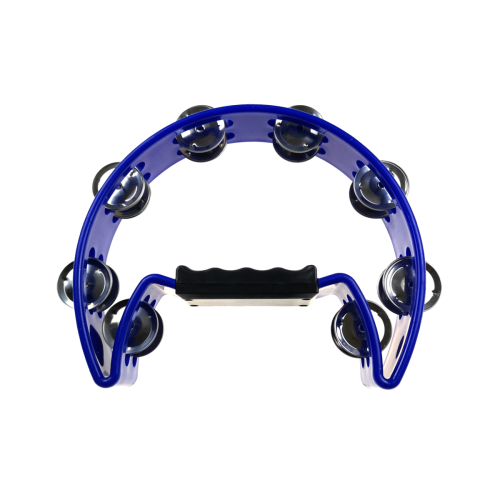 Tamburyn Duży 16 Dzwonków - Niebieski - Z Tworzywa