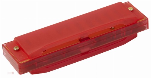 harmonijka dla dzieci czerwona tył