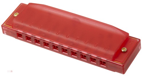 harmonijka dla dzieci czerwona