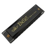 Harmonijka Ustna 10 Kanałowa Bluesowa - BEE Ciemna