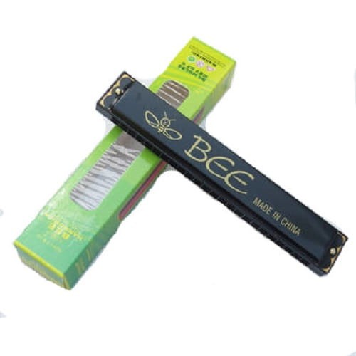 harmonijka 24 kanałowa bee czarna