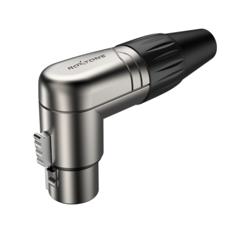Wtyk Kątowy XLR Żeński Roxtone RX3RFP-NT