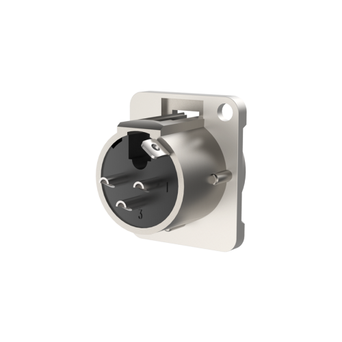 gniazdo xlr montażowe meskie