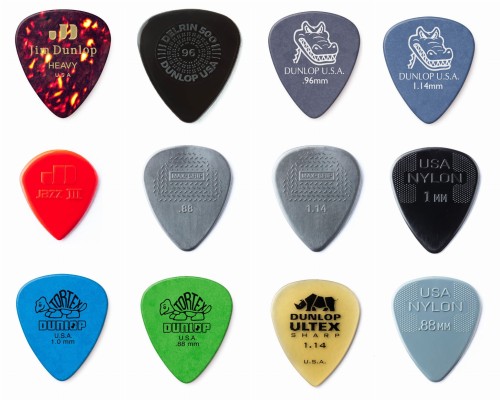 Kostki do Gitary Dunlop Medium Heavy - Zestaw 12 Sztuk