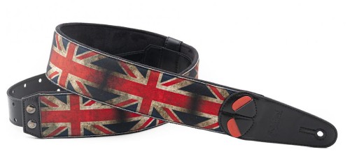 Pasek Gitarowy RightOn Union Jack Mojo vege