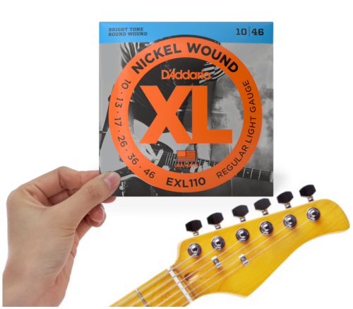 Struny do Gitary Elektrycznej D'Addario EXL110 10-46