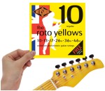 Struny do Gitary Elektrycznej 10-46 Rotosound Yellow R10