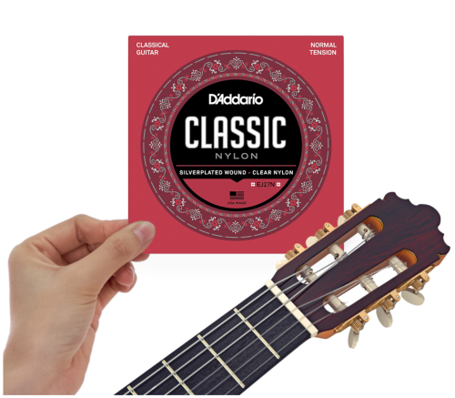 Struny do Gitary Klasycznej D'Addario EJ27N