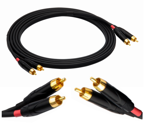 Kabel Audio Czincz RCA -  1 m - AU1510 Red's Music