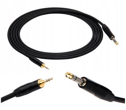 Kabel Audio Jack 3,5 - Jack 6,3 - 5m - Red's Music AU2050