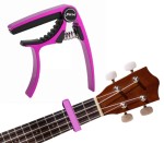 Kapodaster do Ukulele Mandoliny RÓŻOWY Jeremi U20