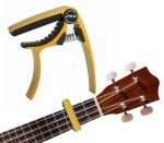 Kapodaster do Ukulele Mandoliny ZŁOTY Jeremi U20
