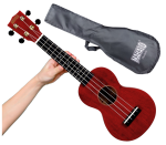 Ukulele Sopranowe MAŁE Czerwone - Mahalo Slimline