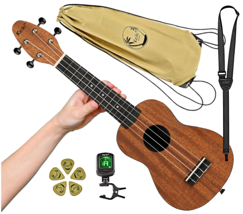 Ukulele Sopranowe Ortega K2-MAH Keiki + Akcesoria