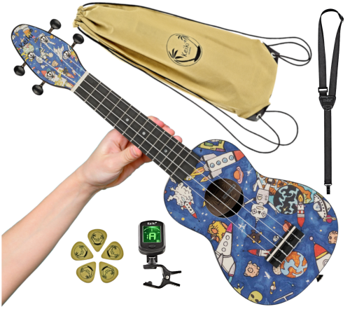 Ukulele Sopranowe Ortega K2-SP Keiki + Akcesoria