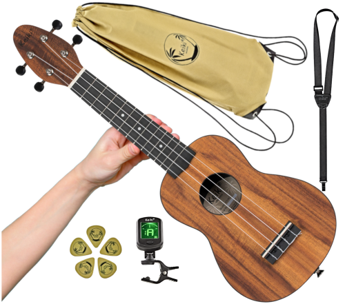 Ukulele sopranowe Ortega K3-ACA Keiki MEGA ZESTAW
