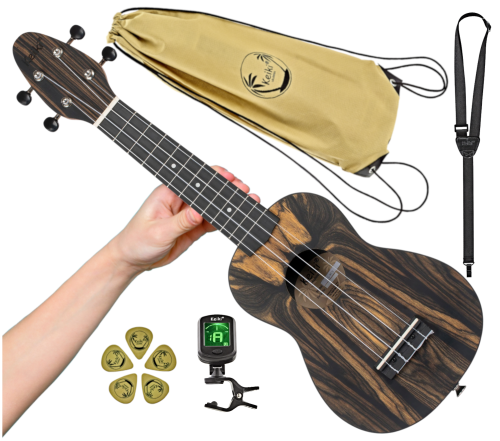Ukulele sopranowe Ortega K3-WEB Keiki MEGA ZESTAW
