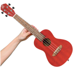 Ukulele Koncertowe Ortega RUFIRE - CZERWONE