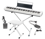 Pianino Cyfrowe Casio CDP-S110 Białe  + Statyw i Ława