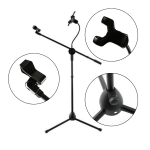 Statyw do Mikrofonu Stojący + Uchwyt na Telefon