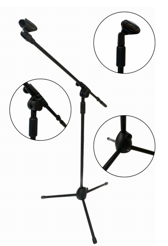 Statyw do Mikrofonu Stojący Regulowany Stabilny Kaline MS102 