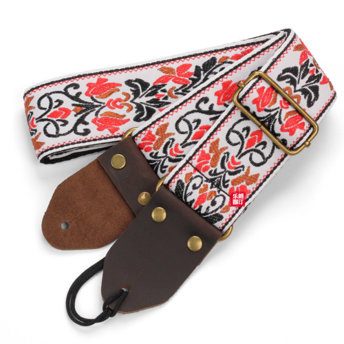 Pas Gitarowy Wzorzysty - Regulowany- Stylonowy- Jeremi GS-85-1