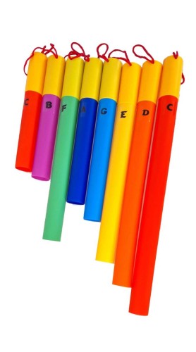 Rurki Tuby Diatoniczne z Zatyczkami TUBE 8/Z - Kolorowe Tonacja C