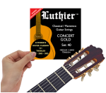 Struny do Gitary Klasycznej Luthier 40SC - Super Carbon - Medium/Hard   