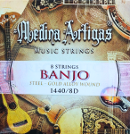 Struny do Banjo Medina Artigas 1440/8D - 8 Strun GOLD