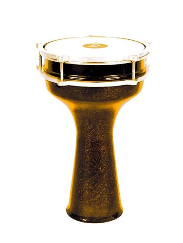 Darbuka Aluminiowa Bęben Kielichowy Vatan VDT-124 Złoty kolor