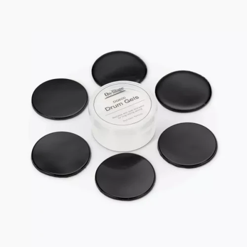 Żelki Perkusyjne - On-Stage DG600 Drum - Tłumiące do Perkusji - 6 sztuk Czarne 
