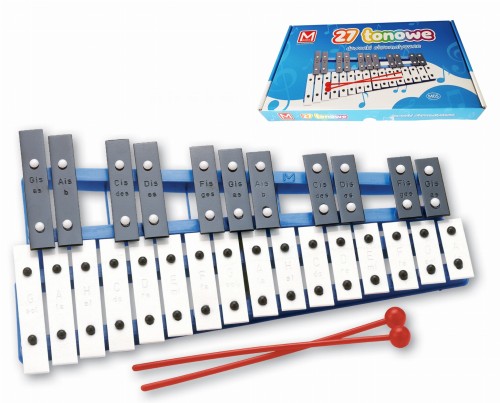 Dzwonki Chromatyczne 27 Tonowe - Cymbałki Marek- POLSKIE 