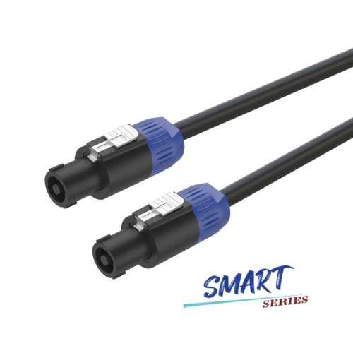 Kabel głośnikowy 2 x 1,0mm² 2 x złącze głośnikowe 10m SMART Roxtone SSSS210L10