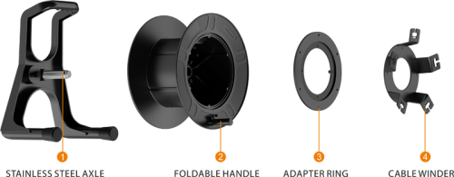 Bęben do kabla Roxtone PCD380