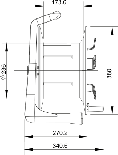 Bęben do kabla Roxtone PCD380