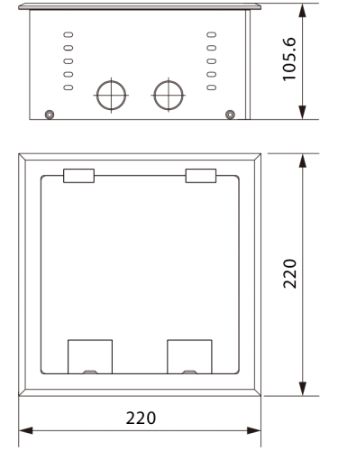 Puszka podłogowa Roxtone FB486