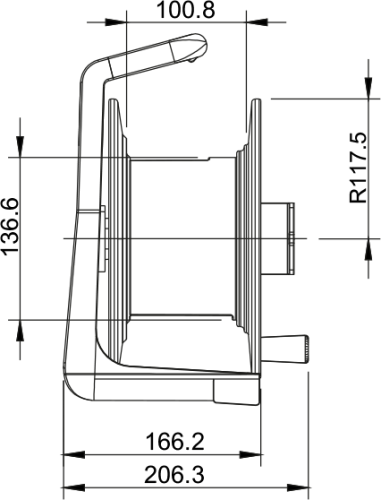 Bęben do kabla Roxtone PCD235