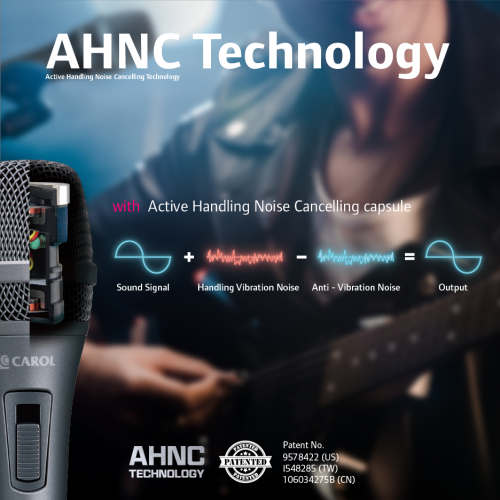 Mikrofon dynamiczny CAROL AC-910S