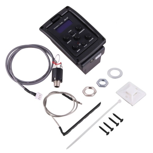 Pickup aktywny do gitary z tunerem zestaw Kera Audio EQ-4T