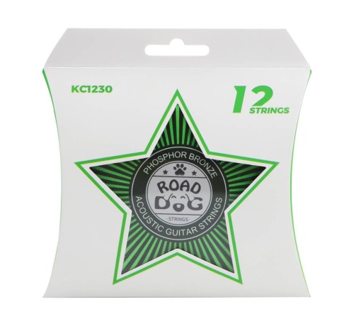 Zestaw 12 strun do gitary akustycznej ROAD DOG KC1230