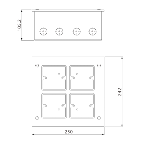 Puszka montażowa Roxtone WBP040