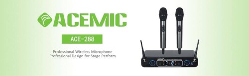 Bezprzewodowy system mikrofonowy Acemic ACE-288