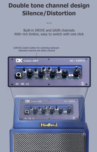 Wzmacniacz do gitary elektrycznej DK Technology iG-15Pro