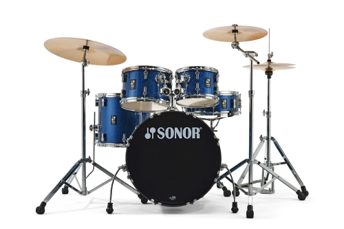 Perkusja Akustyczna Sonor AQX Studio Blue z Talerzami
