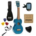 Ukulele Sopranowe NIEBIESKIE Mahalo Kahiko ZESTAW